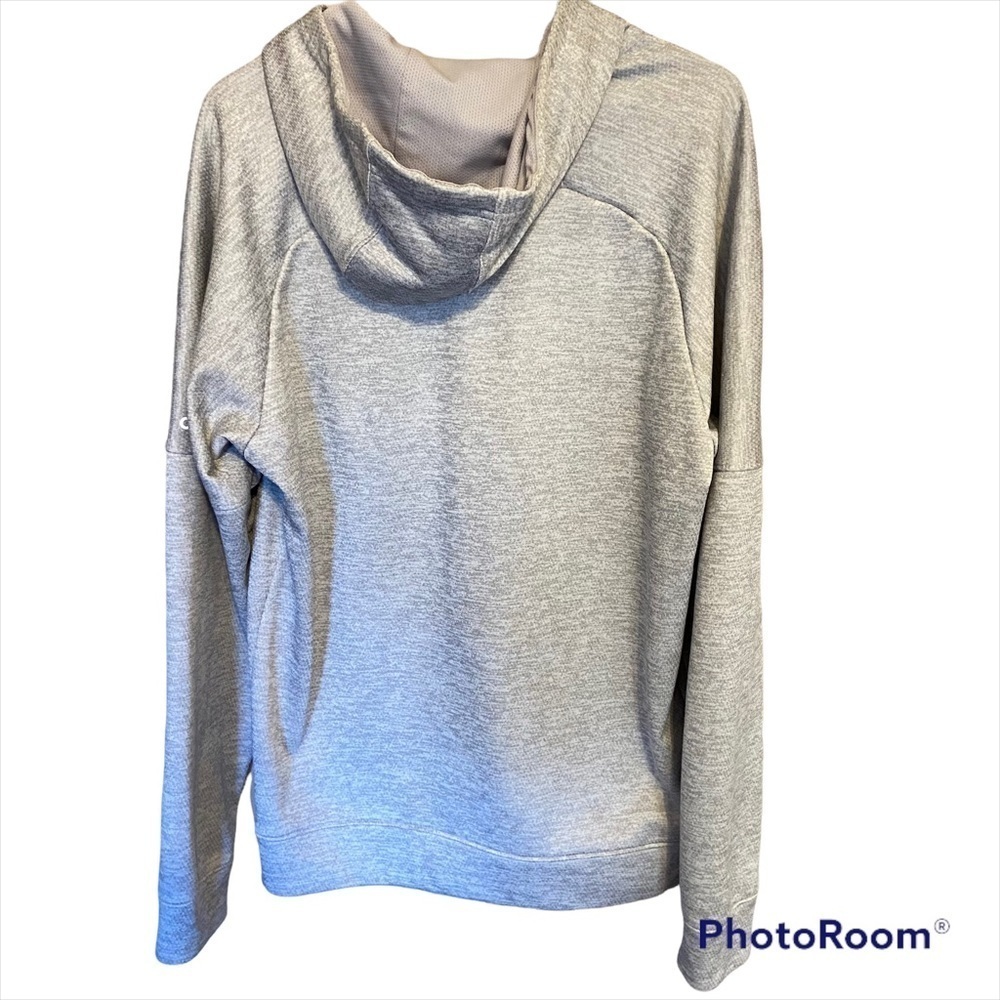 Adidas Pullover Hoodie Sweatshirt Gray Men's Size Medium - Picture 2 of 6